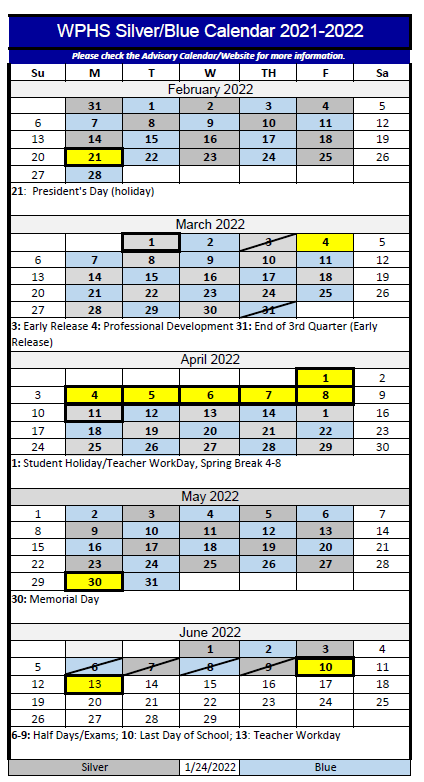 Feb 2022- June 222 Calendar