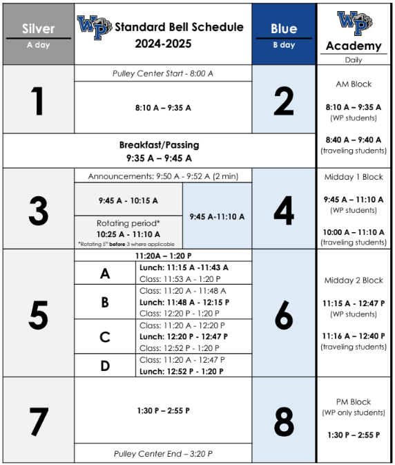 24-25 bell schedule